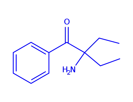 Molecular Structure of 861775-63-5 (1-Butanone,  2-amino-2-ethyl-1-phenyl-)