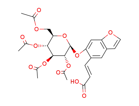 psoralic acid-(6<-1)-O-β-D-glucopyranoside acetate