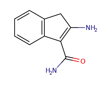 Molecular Structure of 861567-26-2 (3-Indenecarboxamide,  2-amino-  (1CI))