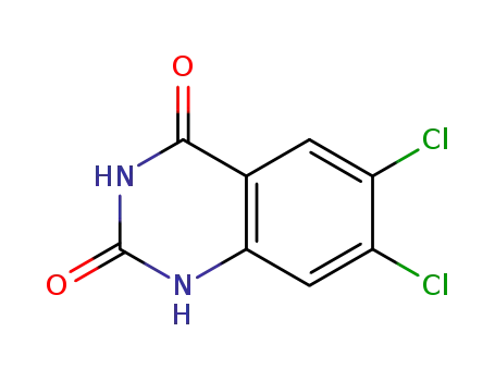Molecular Structure of 864293-02-7 (6,7-DICHLOROQUINAZOLINE-2,4(1H,3H)-DIONE)