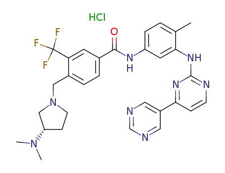 N-[3-([4,5'-bipyrimidin]-2-ylamino)-4-methylphenyl]-4-[[(3S)-3-(dimethylamino)-1-pyrrolidinyl]methyl]-3-(trifluoromethyl)Benzamide hydrochloride