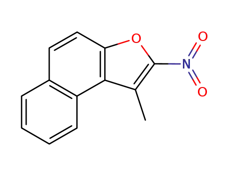 Molecular Structure of 86539-67-5 (1-methyl-2-nitronaphtho[2,1-b]furan)