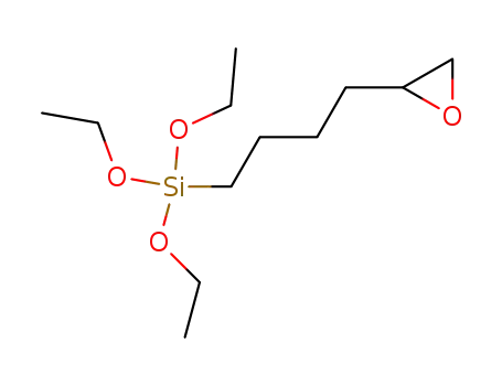 Molecular Structure of 86138-01-4 (5,6-Epoxyhexyltriethoxysilane)