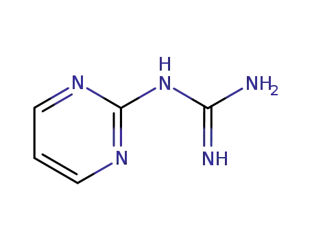 Molecular Structure of 90585-97-0 (Guanidine, 2-pyrimidinyl- (9CI))