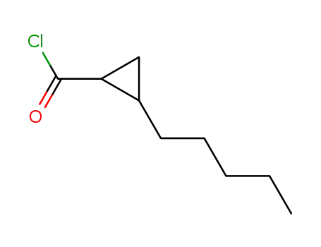 Cyclopropanecarbonyl chloride, 2-pentyl- (7CI)
