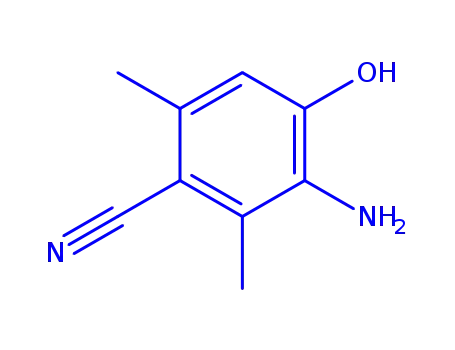 Molecular Structure of 861550-89-2 (2,6-Xylonitrile,  3-amino-4-hydroxy-  (2CI))