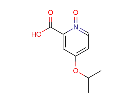 Molecular Structure of 90610-55-2 (Picolinic acid, 4-isopropoxy-, 1-oxide (7CI))