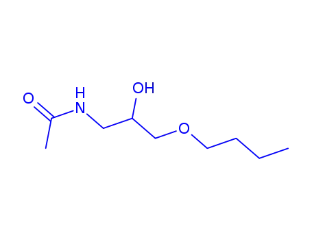 Molecular Structure of 861055-29-0 (Acetamide,  N-(3-butoxy-2-hydroxypropyl)-)