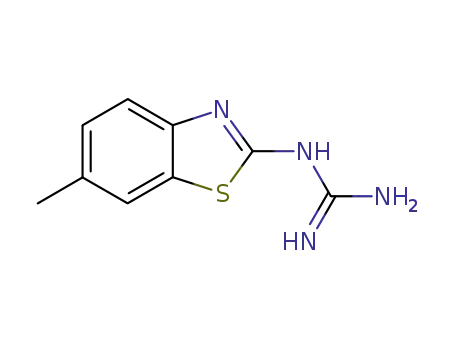 Guanidine, (6-methyl-2-benzothiazolyl)- (9CI)