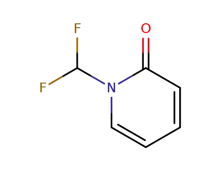 Molecular Structure of 899452-34-7 (2(1H)-Pyridinone, 1-(difluoromethyl)-)