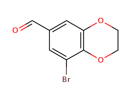 8-bromo-2,3-dihydrobenzo[b][1,4]dioxine-6-carbaldehyde