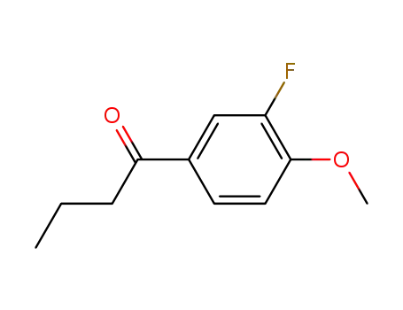 1-(3-fluoro-4-methoxy-phenyl)-butan-1-one
