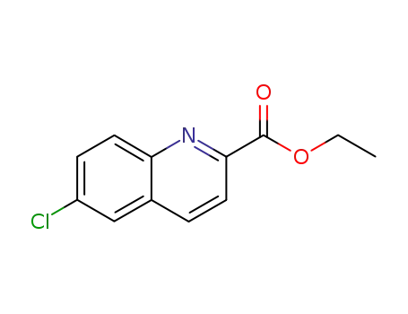 Molecular Structure of 860190-32-5 (ethyl 6-chloroquinoline-2-carboxylate)