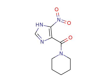 (5-nitro-3H-imidazol-4-yl)-(1-piperidyl)methanone cas  90521-89-4
