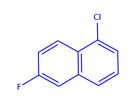 Molecular Structure of 904923-95-1 (1-Chloro-6-fluoronaphthalene)