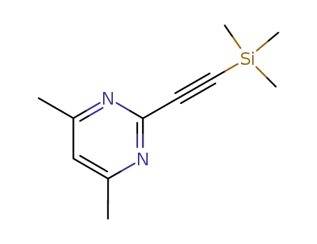 4,6-Dimethyl-2-trimethylsilanylethynyl-pyrimidine