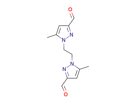1,2-di(3'-formyl-5'-methyl-1'-pyrazolyl)ethane