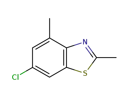 벤조티아졸, 6-클로로-2,4-디메틸-(7CI,9CI)