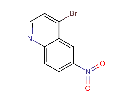 Molecular Structure of 860195-53-5 (4-BROMO-6-NITROQUINOLINE)