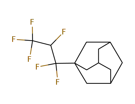 Molecular Structure of 59457-25-9 (1-(1,1,2,3,3,3-hexafluoropropyl)adamantane)