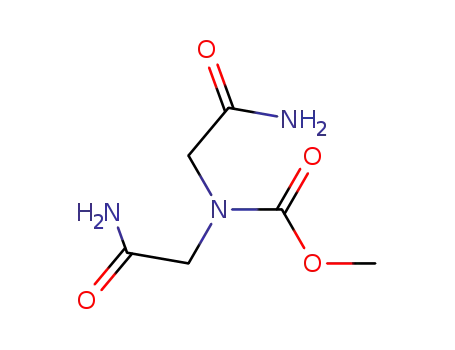 Molecular Structure of 861579-28-4 (Carbamic  acid,  bis(carbamylmethyl)-,  methyl  ester  (1CI))