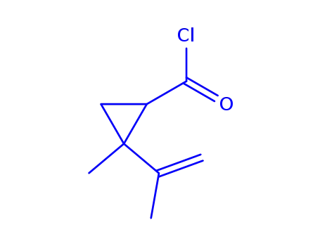 사이클로프로판카르보닐 클로라이드, 2-메틸-2-(1-메틸에테닐)-(9CI)