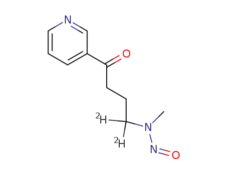 Molecular Structure of 86270-91-9 (4-[methyl(nitroso)amino]-1-pyridin-3-yl(4,4-~2~H_2_)butan-1-one)
