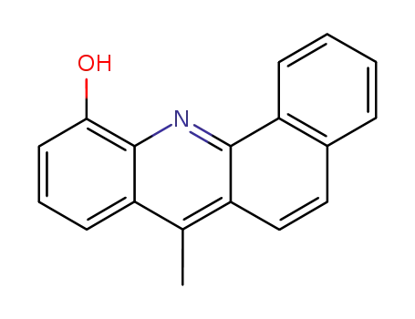 Molecular Structure of 86538-45-6 (7-methylbenzo[c]acridin-11-ol)