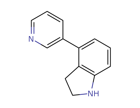 1H-Indole, 2,3-dihydro-4-(3-pyridinyl)-