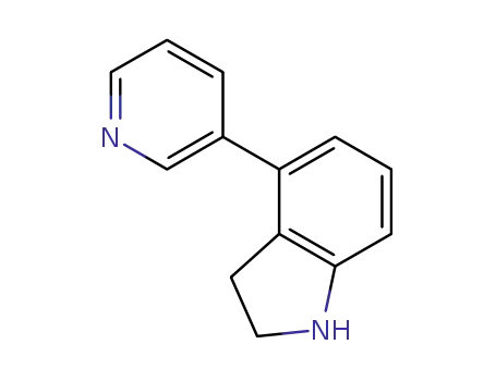1H-Indole,2,3-dihydro-4-(3-pyridinyl)-