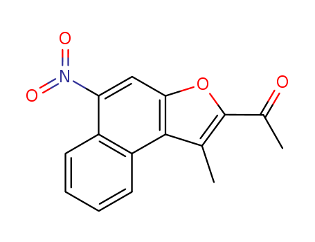 1-(1-Methyl-5-nitronaphtho(2,1-b)furan-2-yl)ethanone cas  86539-70-0