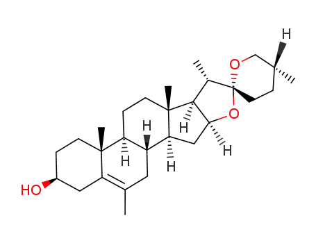 Molecular Structure of 86533-46-2 (6-METHYLDIOSGENIN)