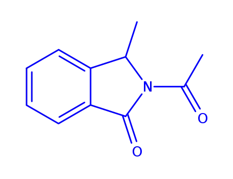 Molecular Structure of 861589-64-2 (Phthalimidine,  2-acetyl-3-methyl-  (2CI))