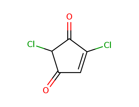 4-CYCLOPENTENE-1,3-DIONE,2,4-DICHLORO-