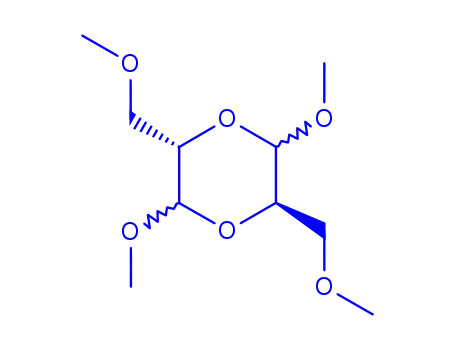 Molecular Structure of 859814-70-3 (p-Dioxane,  2,5-dimethoxy-3,6-bis(methoxymethyl)-  (3CI))