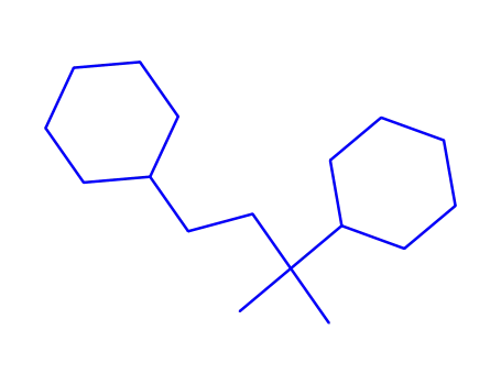 Molecular Structure of 90745-53-2 (1,1'-(1,1-Dimethyl-1,3-propanediyl)biscyclohexane)