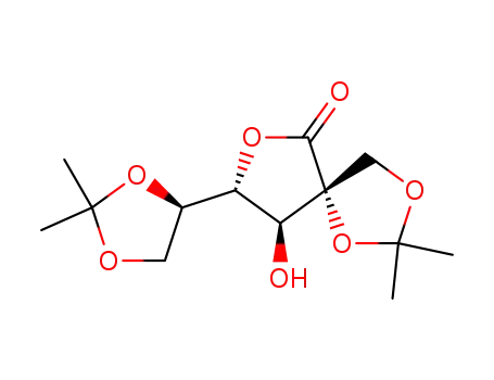 Molecular Structure of 851984-30-0 (2,2':5,6-di-O-isopropylidene-2-C-hydroxymethyl-D-galactono-1,4-lactone)