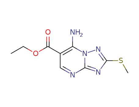 [1,2,4]Triazolo[1,5-a]pyrimidine-6-carboxylicacid, 7-amino-2-(methylthio)-, ethyl ester