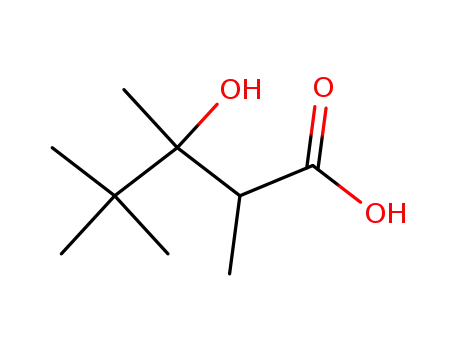 Molecular Structure of 90677-45-5 (3-hydroxy-2,3,4,4-tetramethylpentanoic acid)