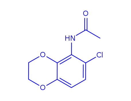 1,4-Benzodioxan,  5-acetamido-6-chloro-  (5CI)