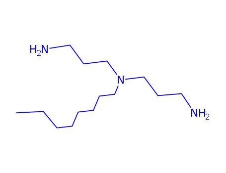 Molecular Structure of 86423-37-2 (1,3-Propanediamine, N-(3-aminopropyl)-N-octyl-)