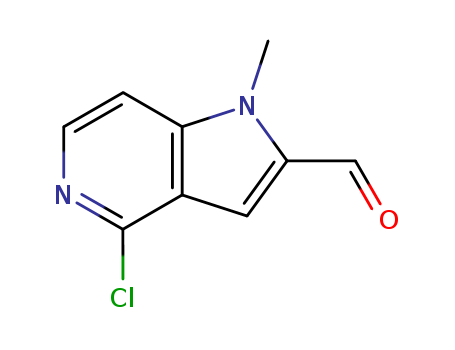 5-chloro-9-methyl-4,9-diazabicyclo[4.3.0]nona-2,4,7,10-tetraene-8-carbaldehyde cas  86518-12-9