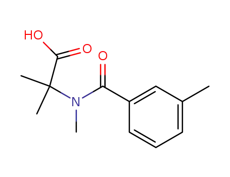 Molecular Structure of 861597-66-2 (Hippuric  acid,  m-,  N,-alpha-,-alpha--tetramethyl-  (1CI))