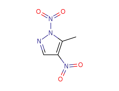 Molecular Structure of 62563-14-8 (1H-Pyrazole, 5-methyl-1,4-dinitro-)