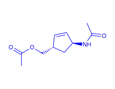 trans-4-Acetamidocyclopent-2-enemethyl Acetate