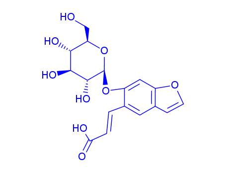Molecular Structure of 905954-17-8 (Psoralenoside)