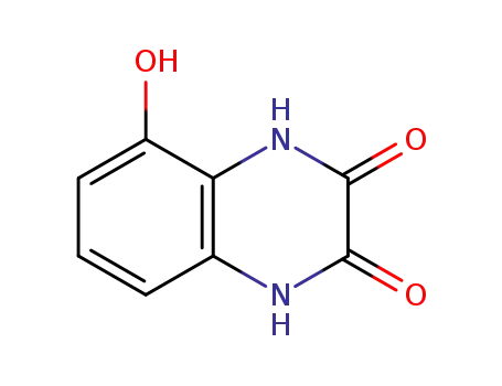 Molecular Structure of 862270-94-8 (2,3-Quinoxalinedione,  1,4-dihydro-5-hydroxy-)