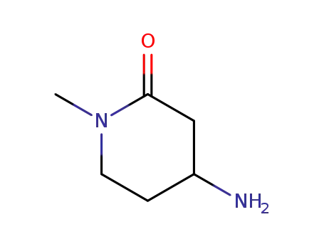 Molecular Structure of 90673-40-8 (1-Methyl-4-amino-2-piperidinone hydrochloride)