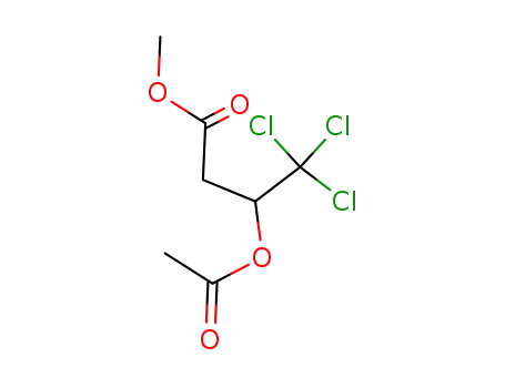 Butanoic acid, 3-(acetyloxy)-4,4,4-trichloro-, methyl ester