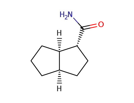 Molecular Structure of 19489-01-1 (1Hr,5Hc-Bicyclo<3.3.0>octan-2c-carbonsaeure-amid)